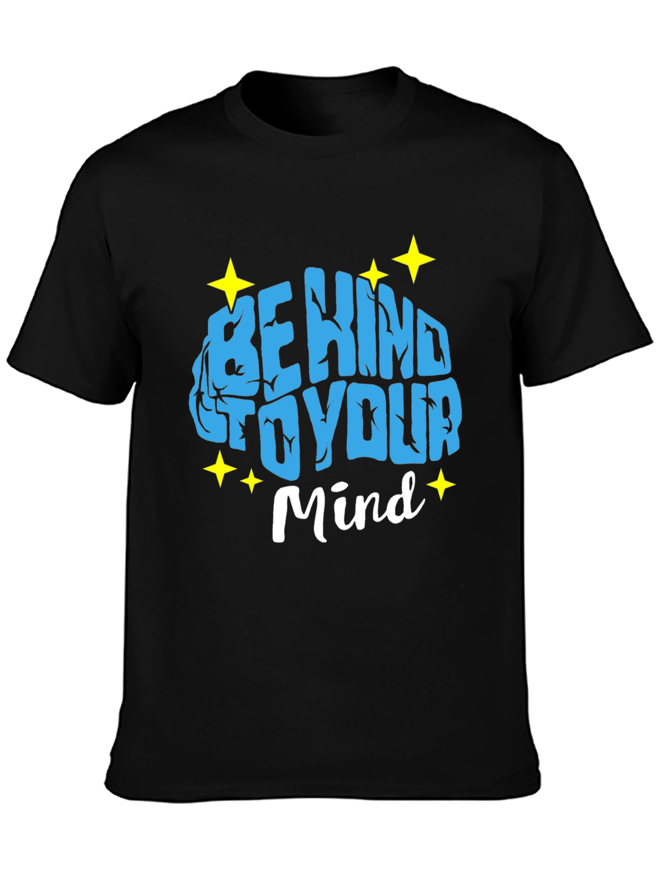 Camiseta Negra Sé amable con tu mente
