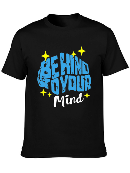 Camiseta Negra Sé amable con tu mente