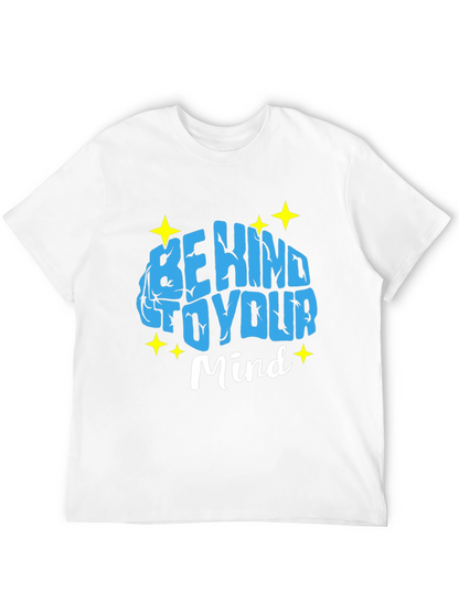 Camiseta Negra Sé amable con tu mente