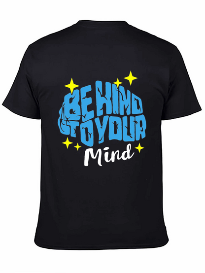 Camiseta Negra Sé amable con tu mente