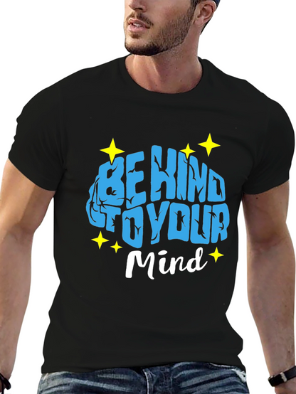 Camiseta Negra Sé amable con tu mente