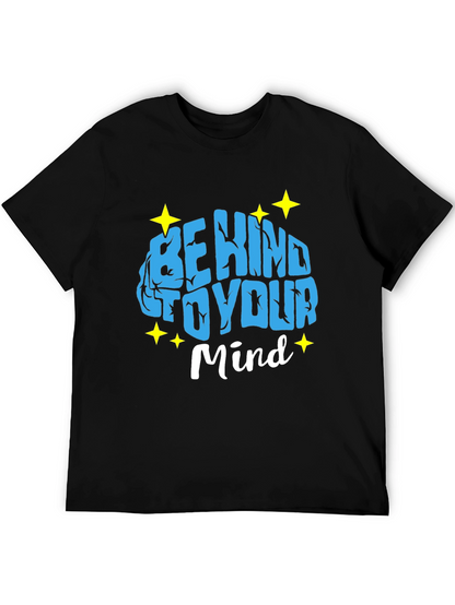 Camiseta Negra Sé amable con tu mente