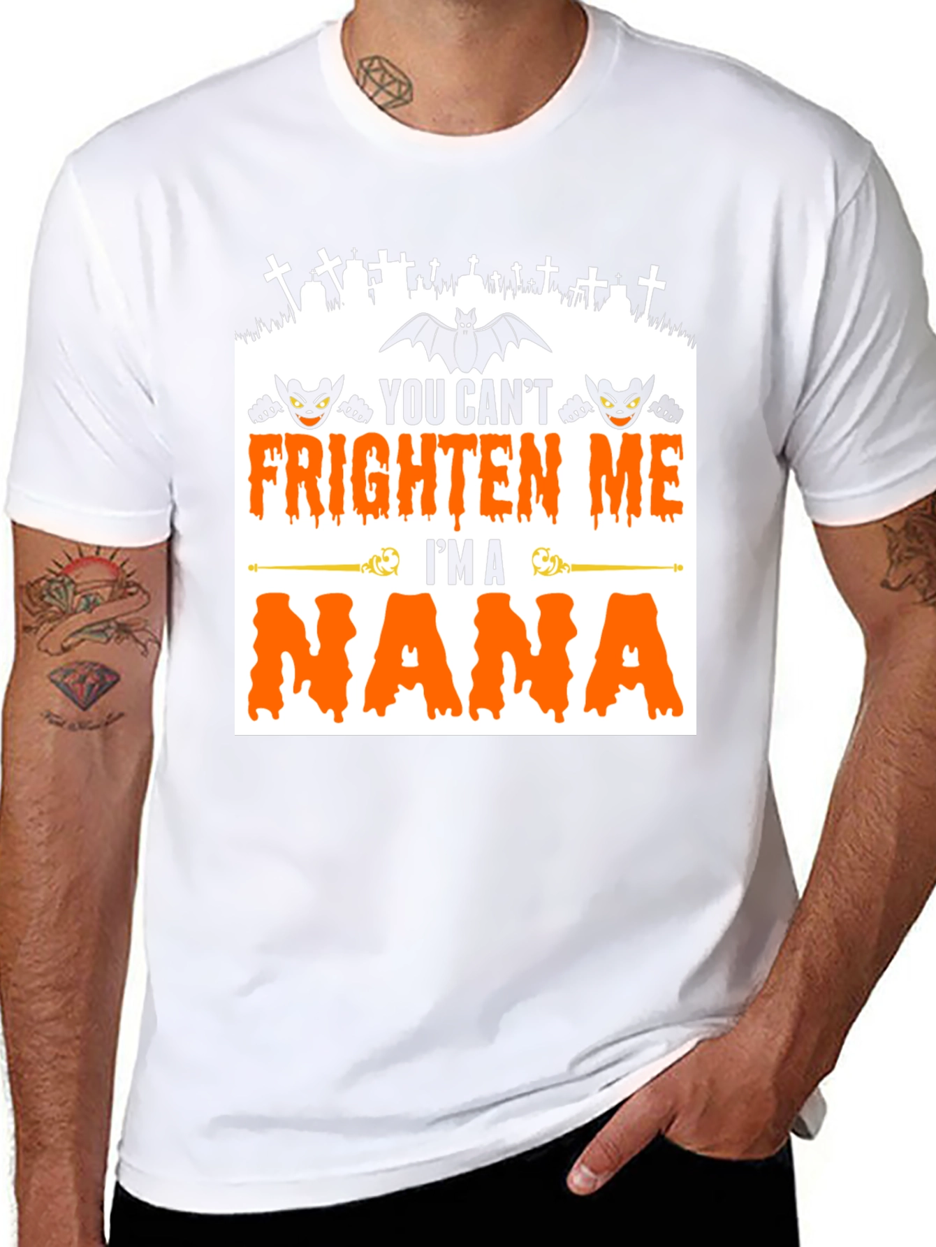 Camiseta de Halloween Nana - No me asustas
