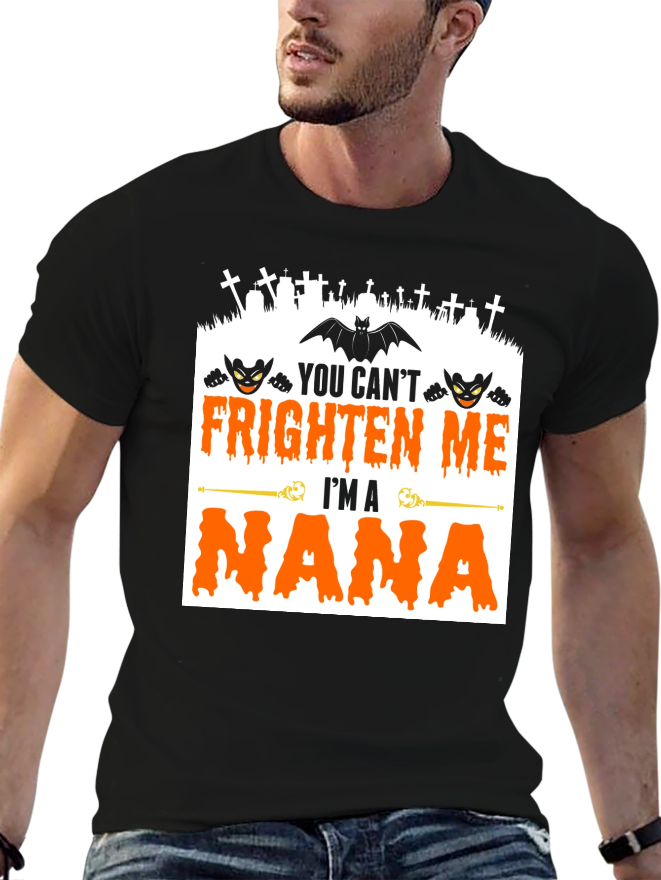Camiseta de Halloween Nana - No me asustas
