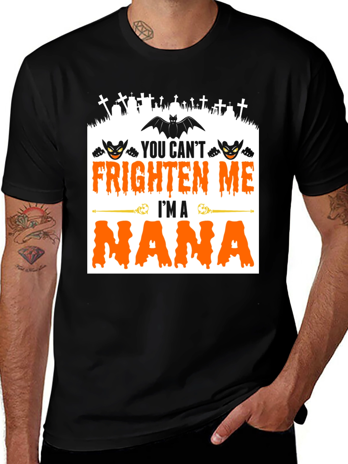Camiseta de Halloween Nana - No me asustas