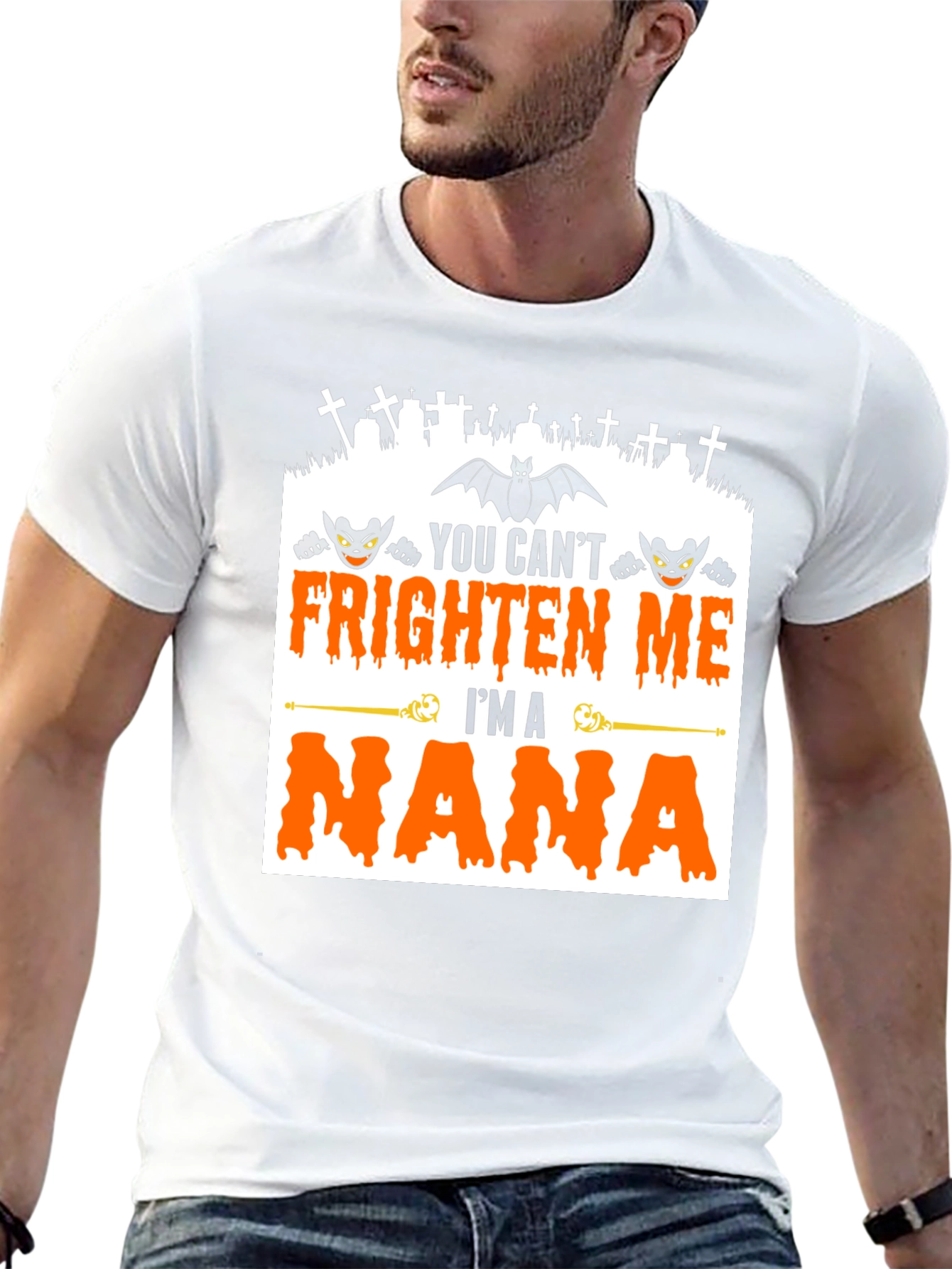 Camiseta de Halloween Nana - No me asustas