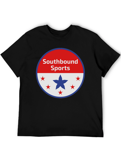 Camiseta Negra Southbound Sports Diseño Patriótico