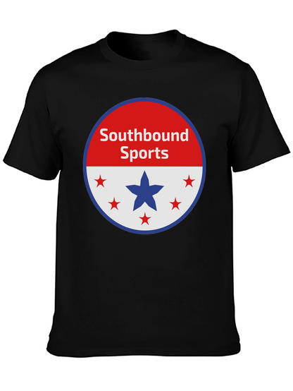Camiseta Negra Southbound Sports Diseño Patriótico