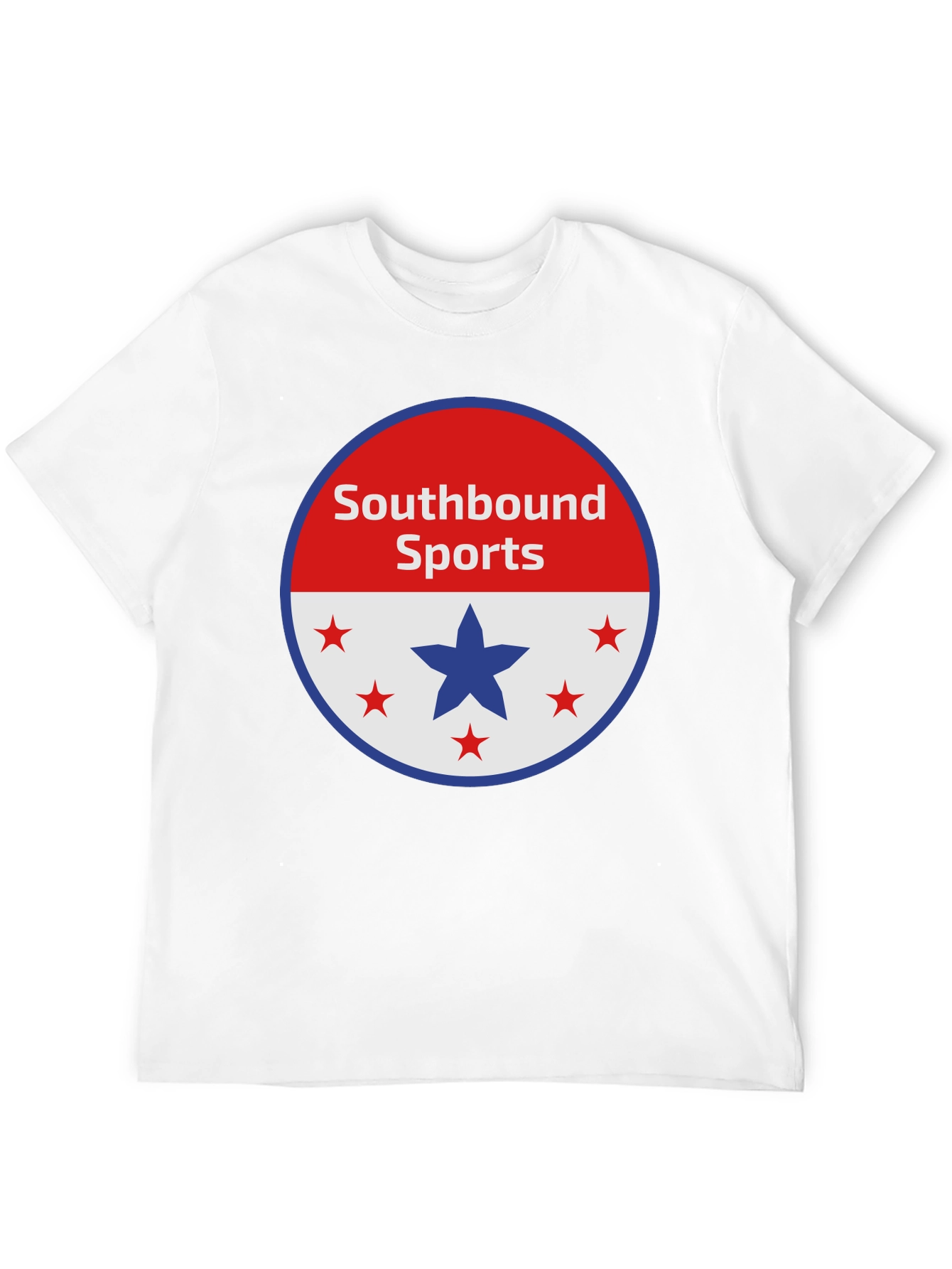 Camiseta Negra Southbound Sports Diseño Patriótico