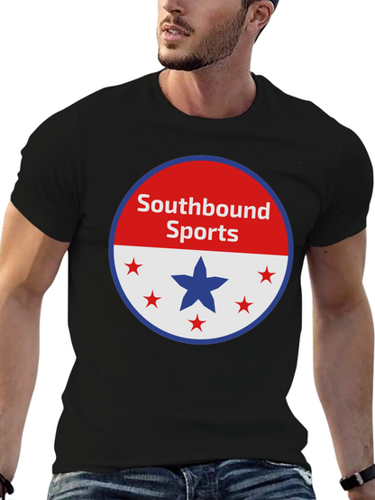 Camiseta Negra Southbound Sports Diseño Patriótico