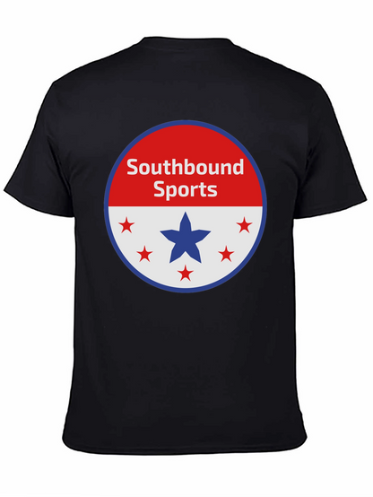 Camiseta Negra Southbound Sports Diseño Patriótico