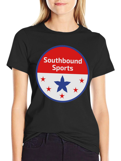 Camiseta Negra Southbound Sports Diseño Patriótico