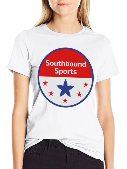 Camiseta Negra Southbound Sports Diseño Patriótico