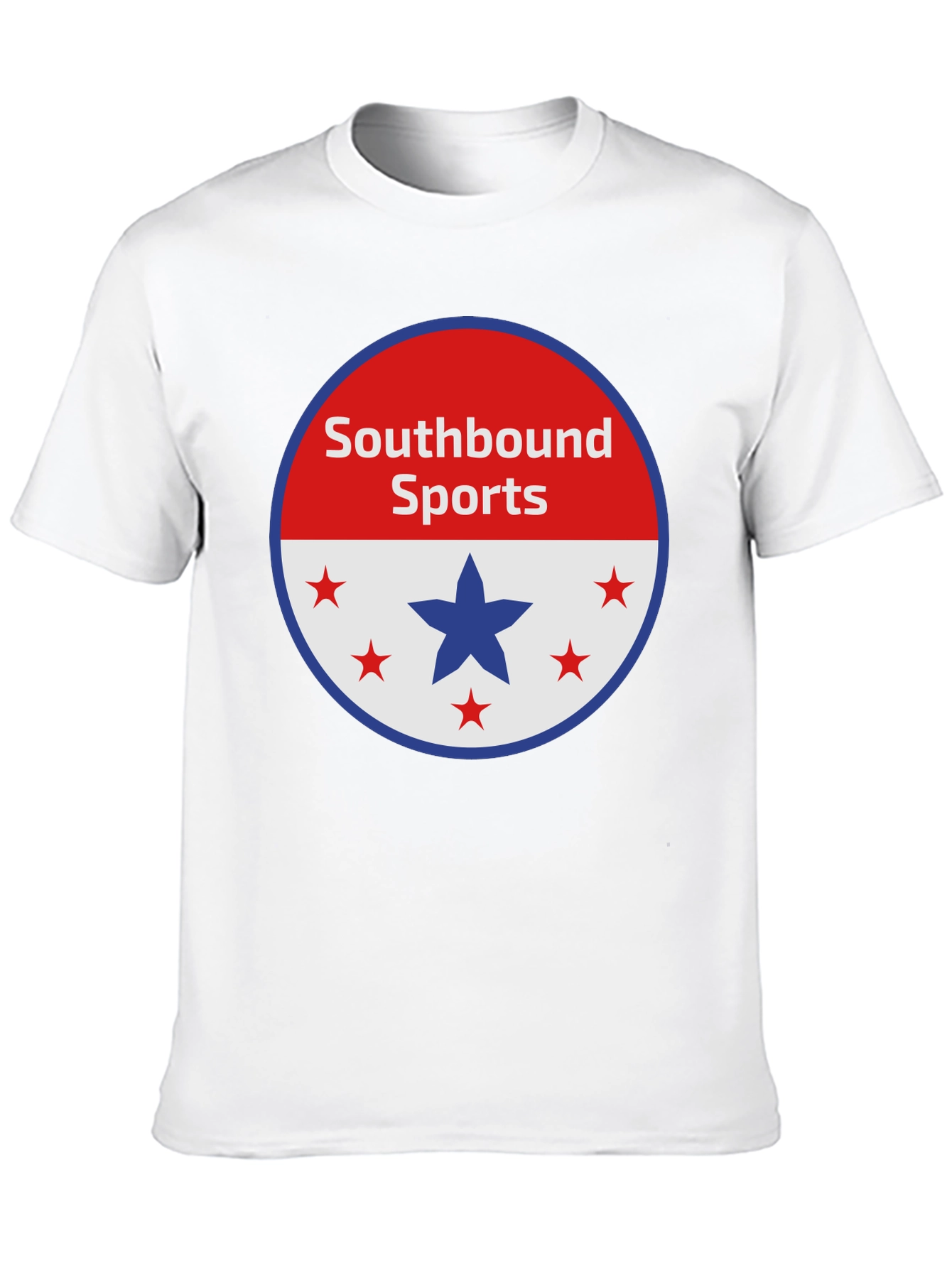Camiseta Negra Southbound Sports Diseño Patriótico