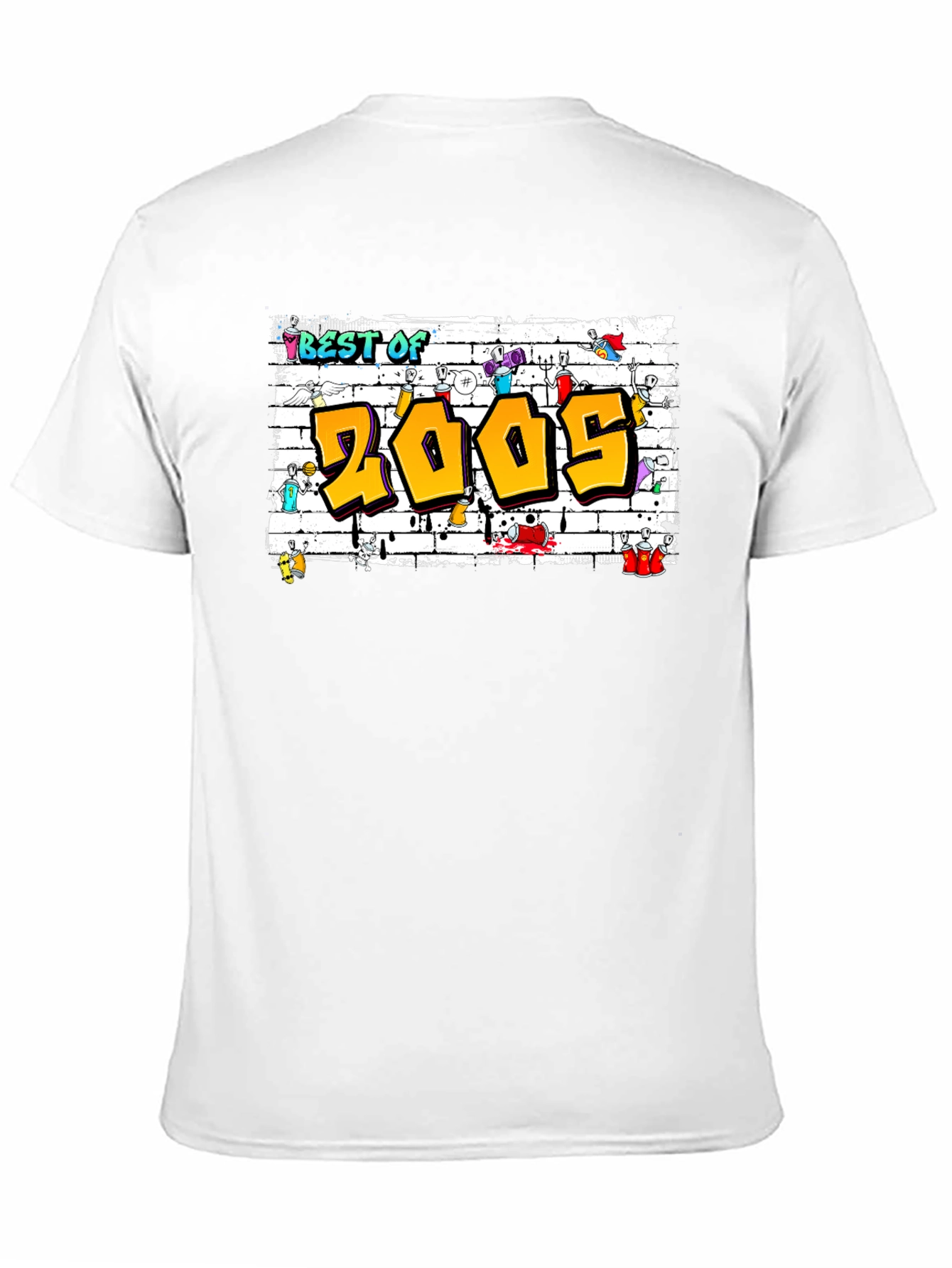Camiseta Best of 2005 Estilo Graffiti