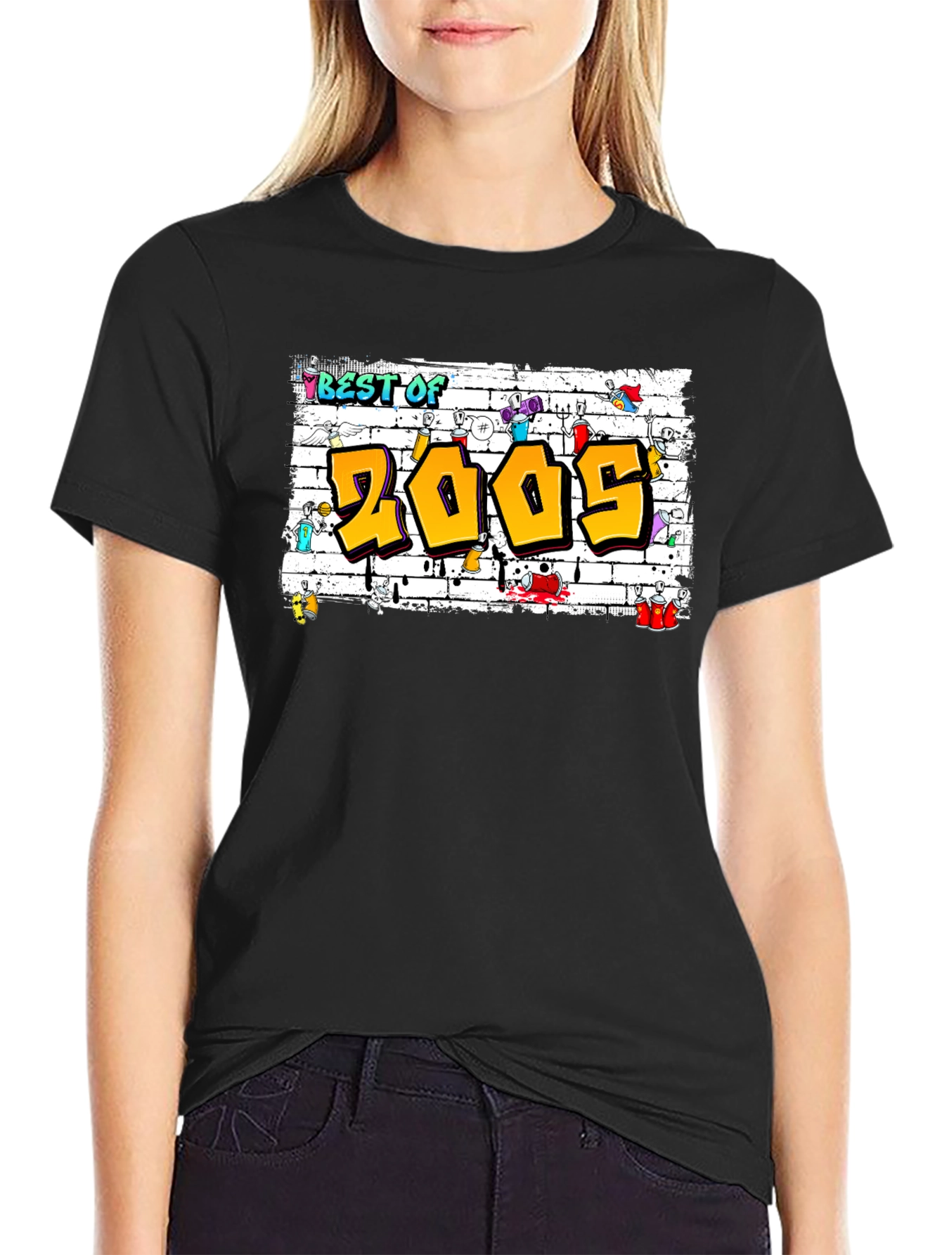 Camiseta Best of 2005 Estilo Graffiti