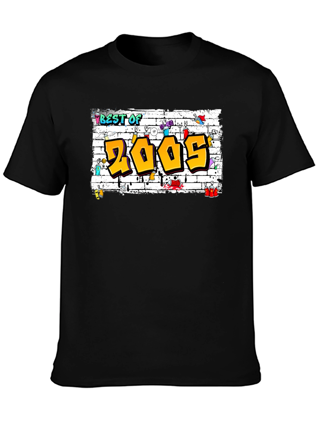 Camiseta Best of 2005 Estilo Graffiti