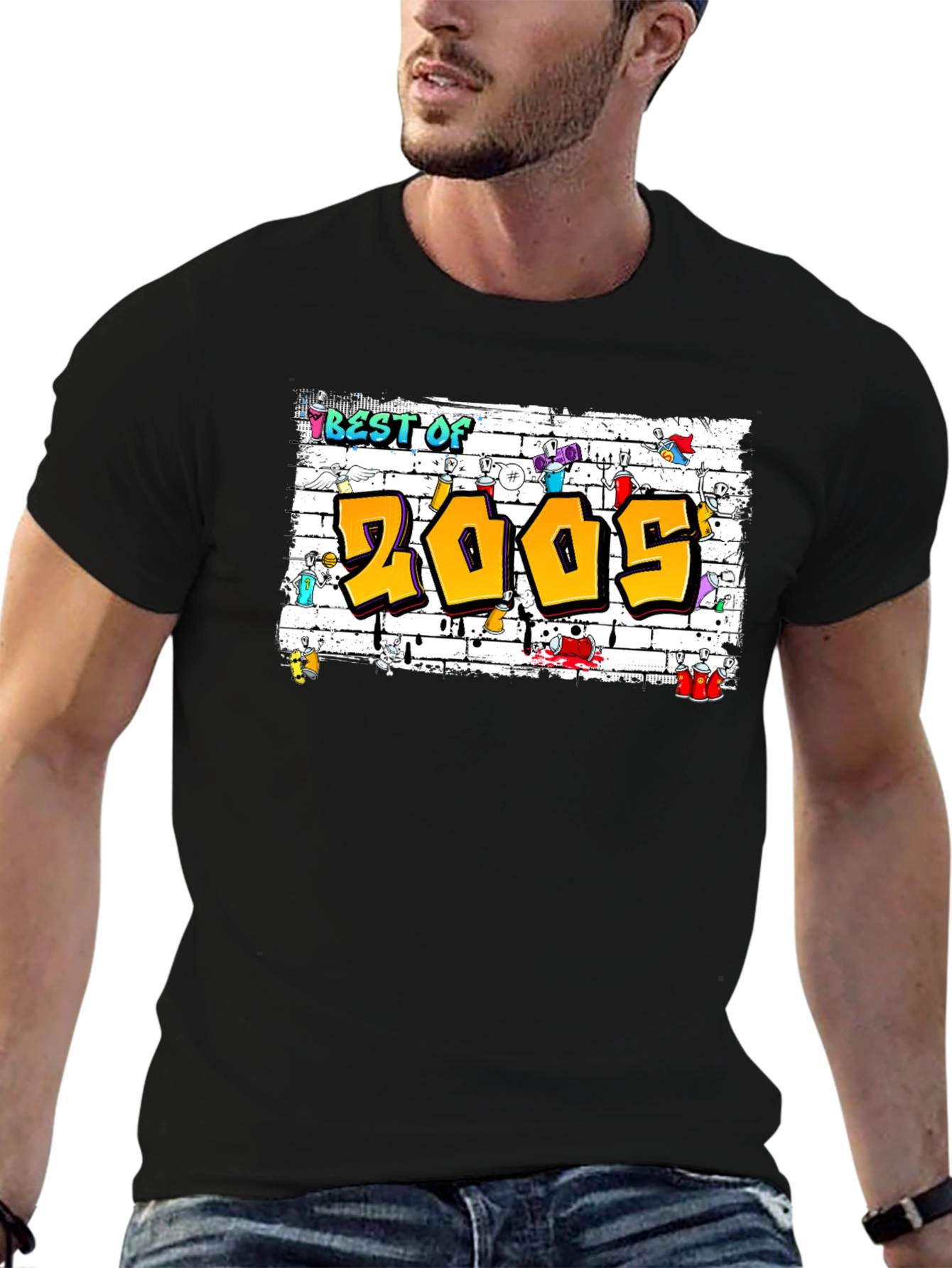Camiseta Best of 2005 Estilo Graffiti