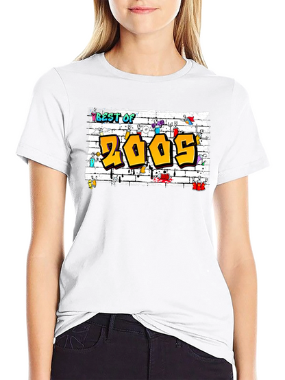 Camiseta Best of 2005 Estilo Graffiti