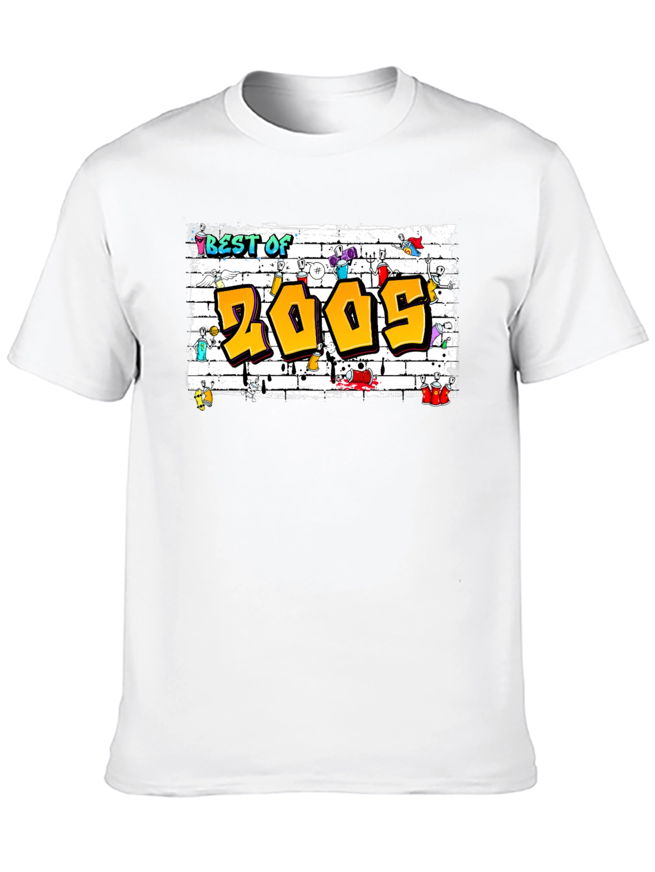 Camiseta Best of 2005 Estilo Graffiti