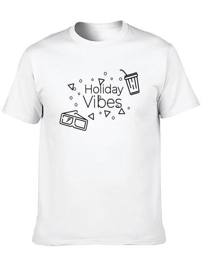 Camiseta Negra Holiday Vibes