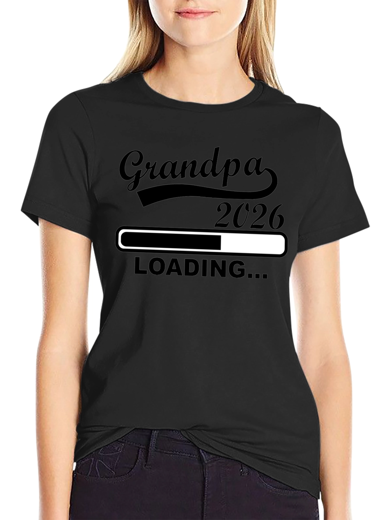 Camiseta Negra: Abuelo 2026 - Cargando...