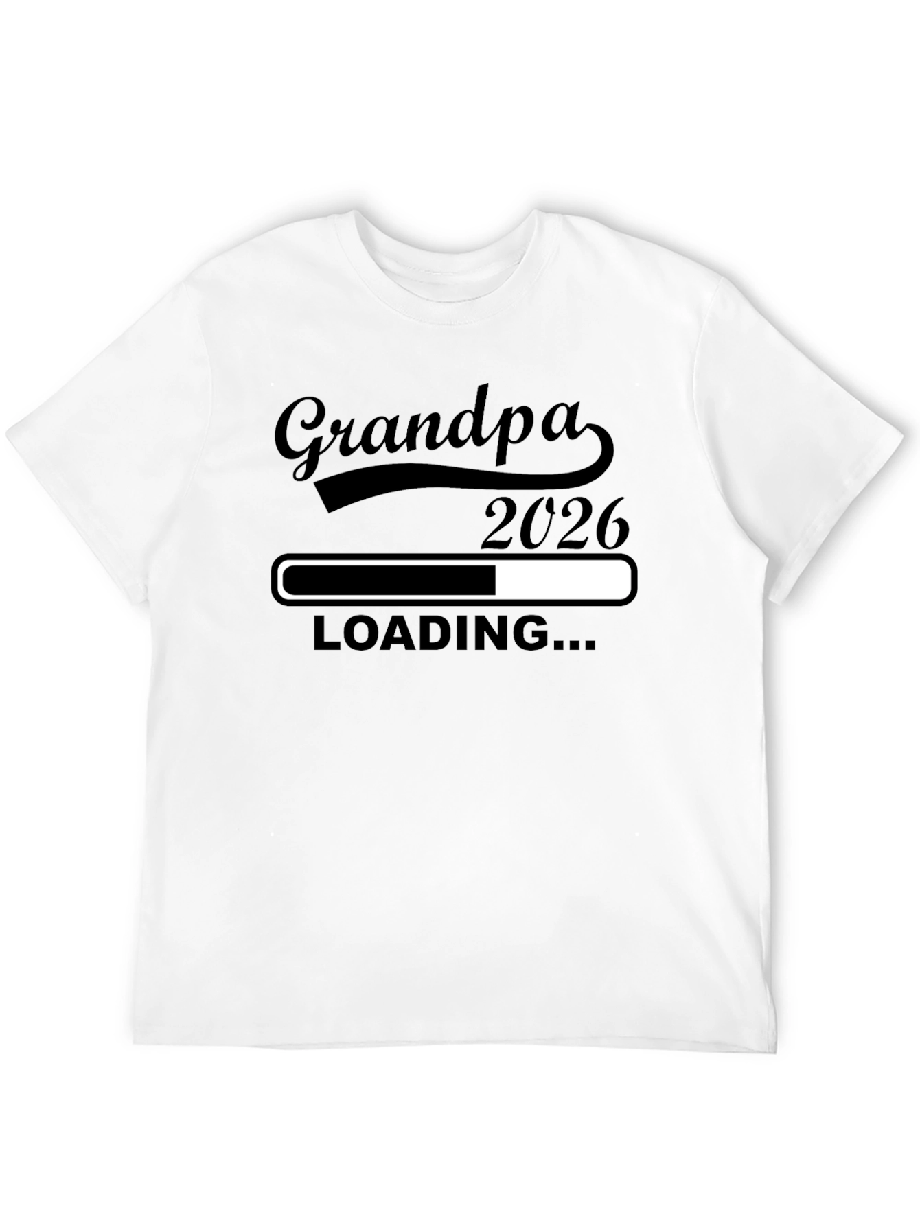 Camiseta Negra: Abuelo 2026 - Cargando...