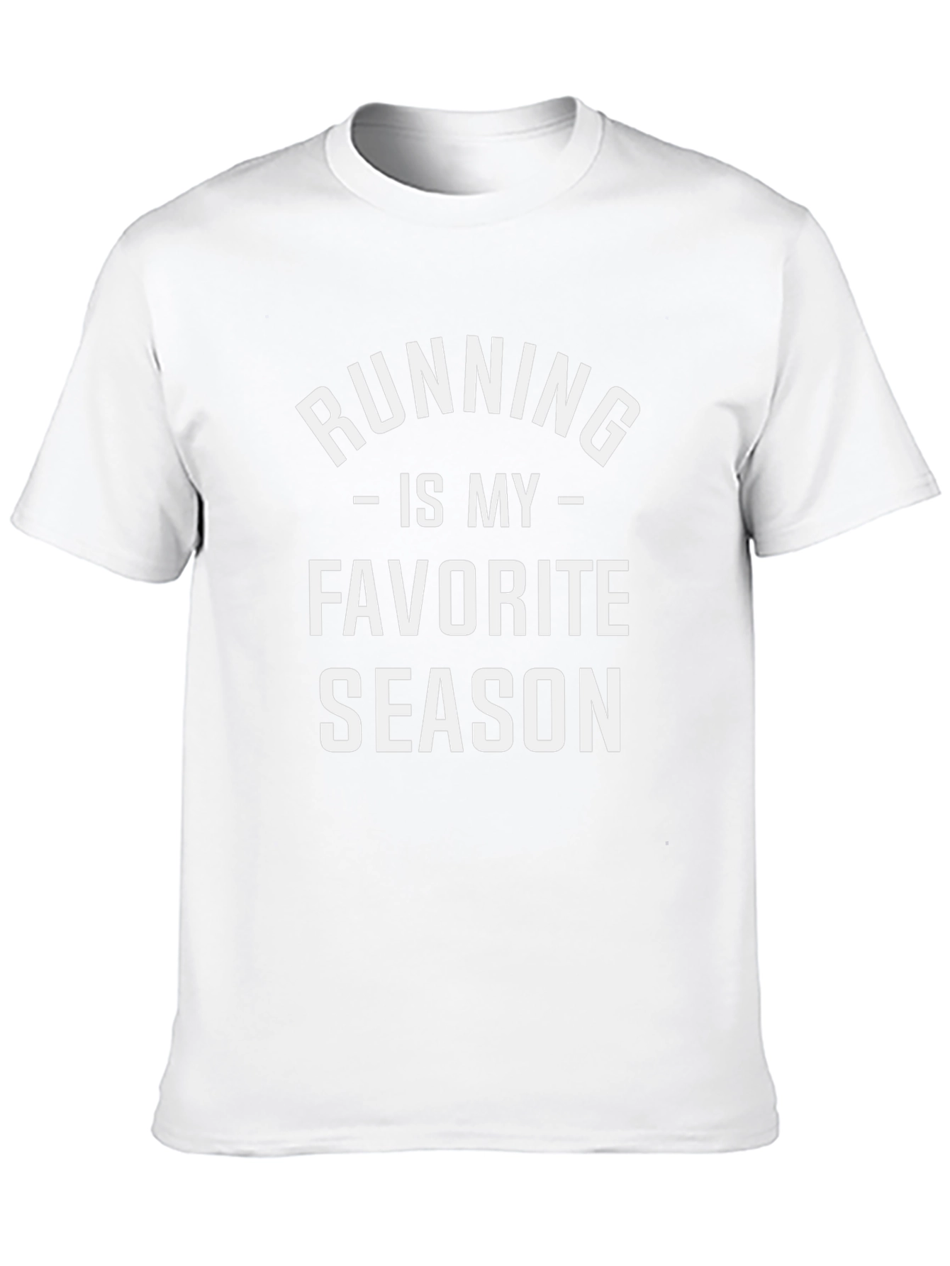 Camiseta Negra Running is My Favorite Season