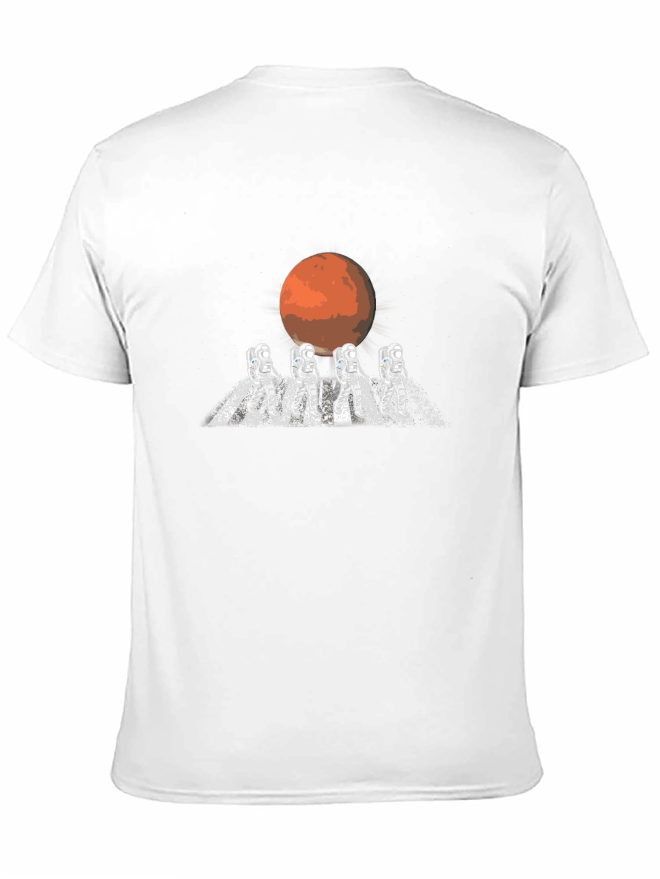 Camiseta Negra Astronautas Marte Original