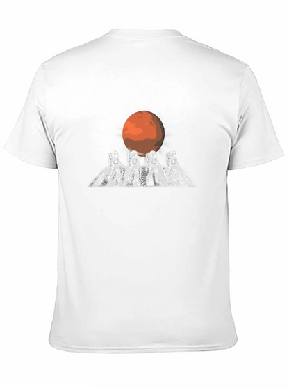 Camiseta Negra Astronautas Marte Original