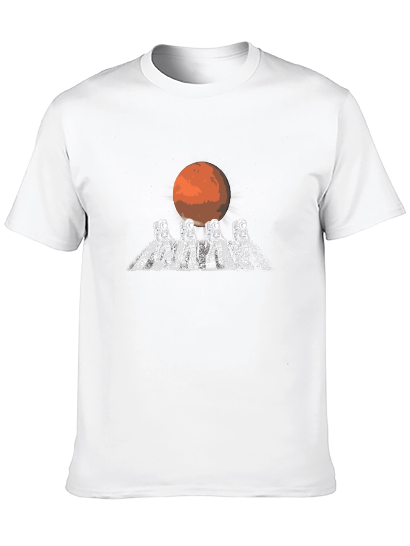 Camiseta Negra Astronautas Marte Original