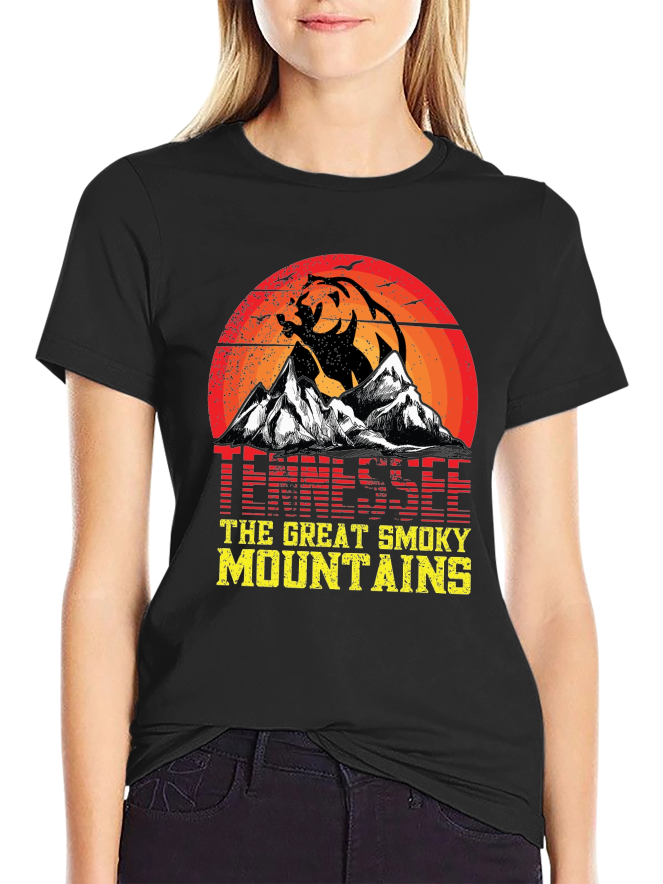 Camiseta Tennessee Great Smoky Mountains - Oso
