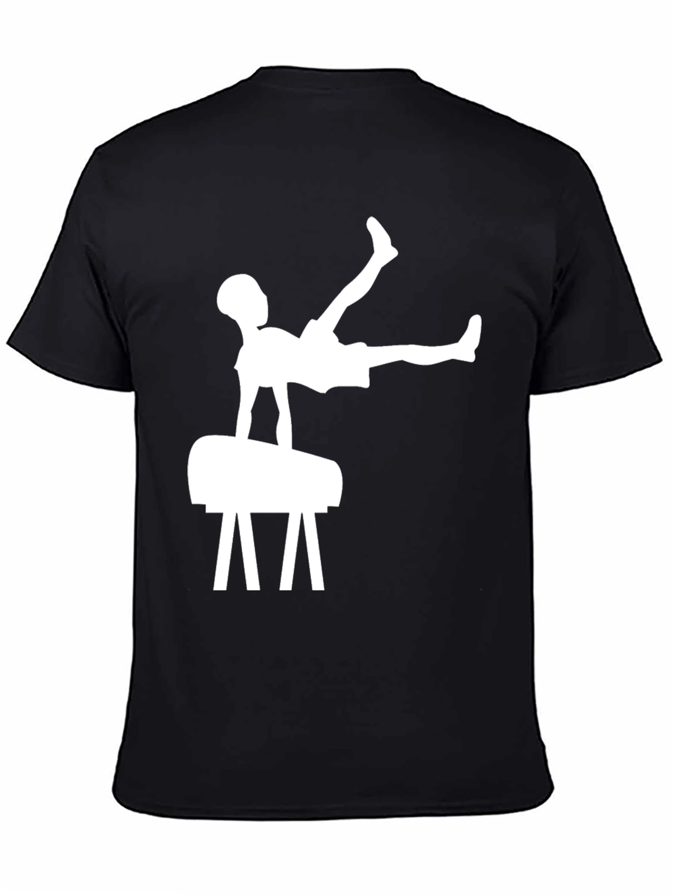 Camiseta Negra Hombre Gimnasia Artística