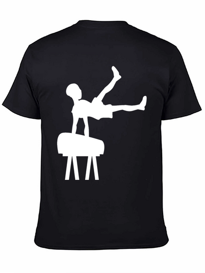 Camiseta Negra Hombre Gimnasia Artística