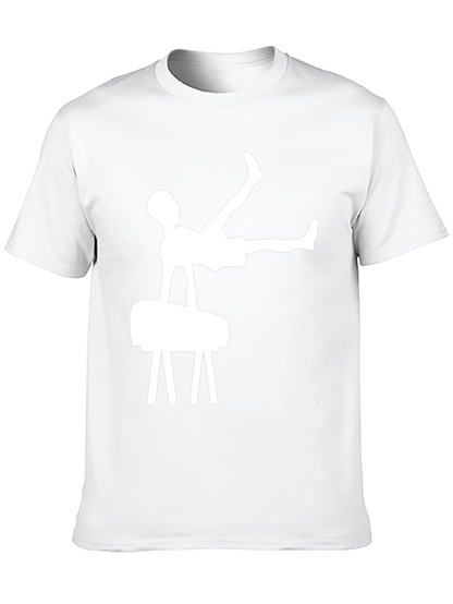 Camiseta Negra Hombre Gimnasia Artística
