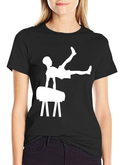 Camiseta Negra Hombre Gimnasia Artística