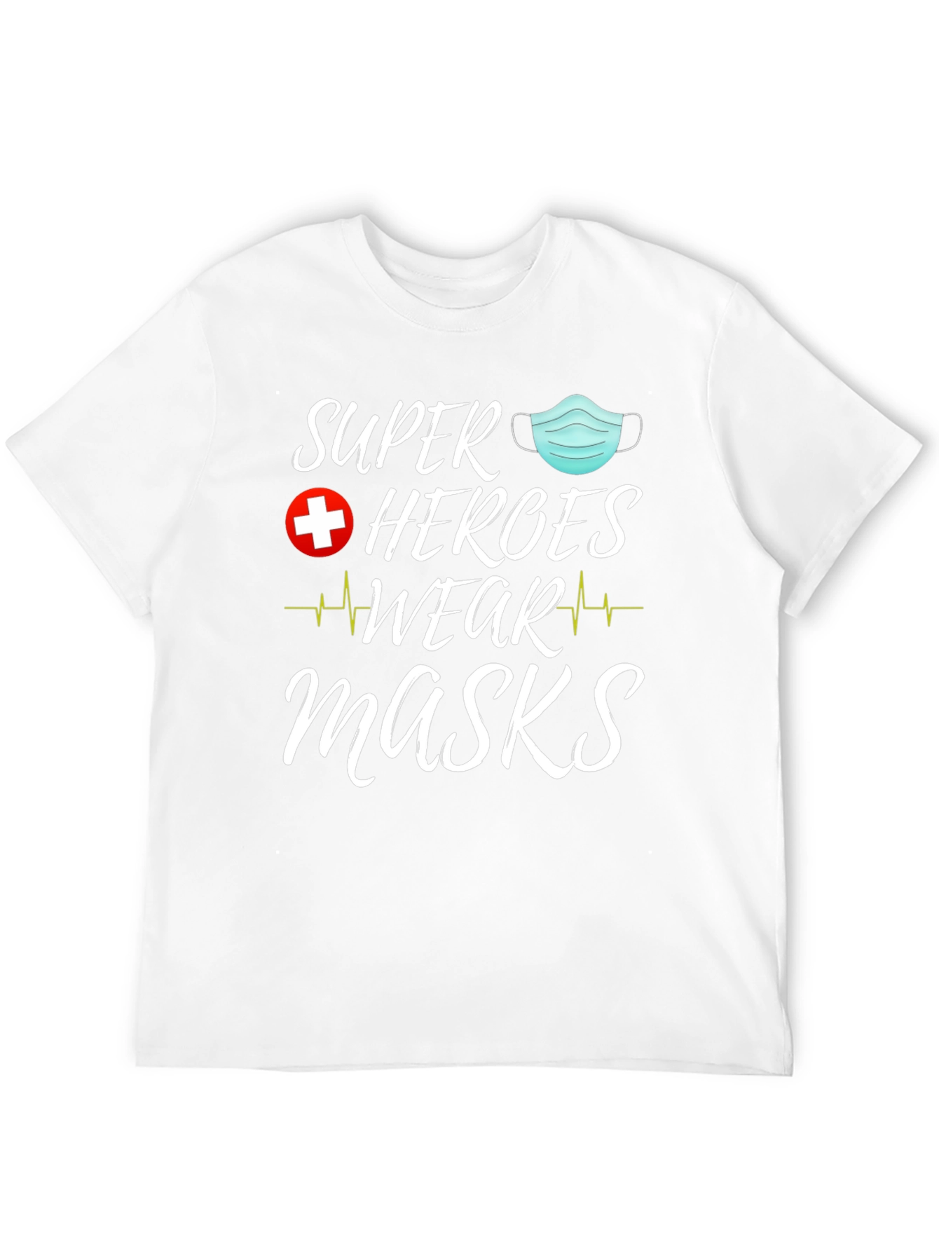 Camiseta Superhéroes Usan Mascarillas