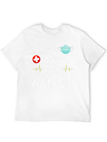 Camiseta Superhéroes Usan Mascarillas