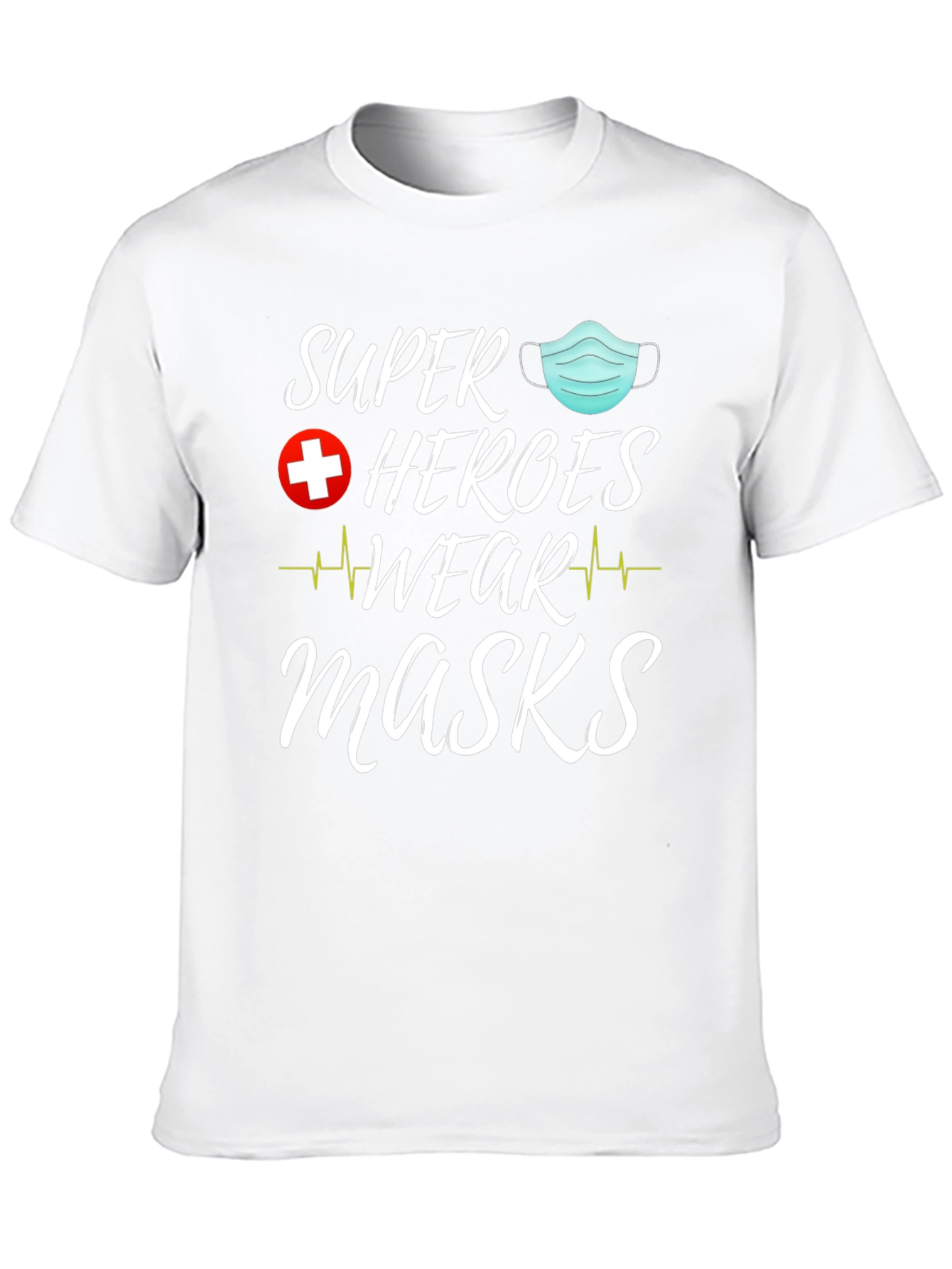 Camiseta Superhéroes Usan Mascarillas