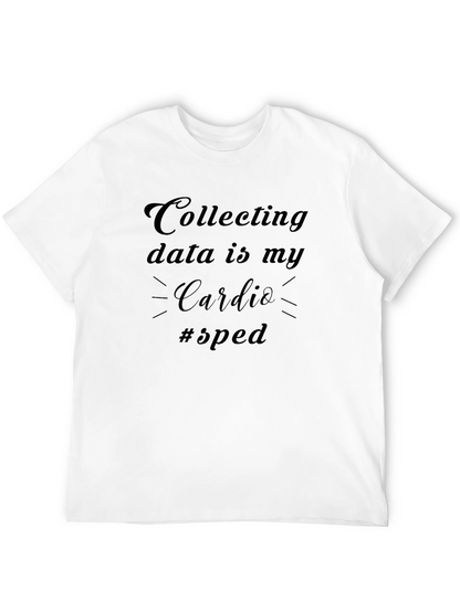 Camiseta Negra: Recolectar Datos es mi Cardio