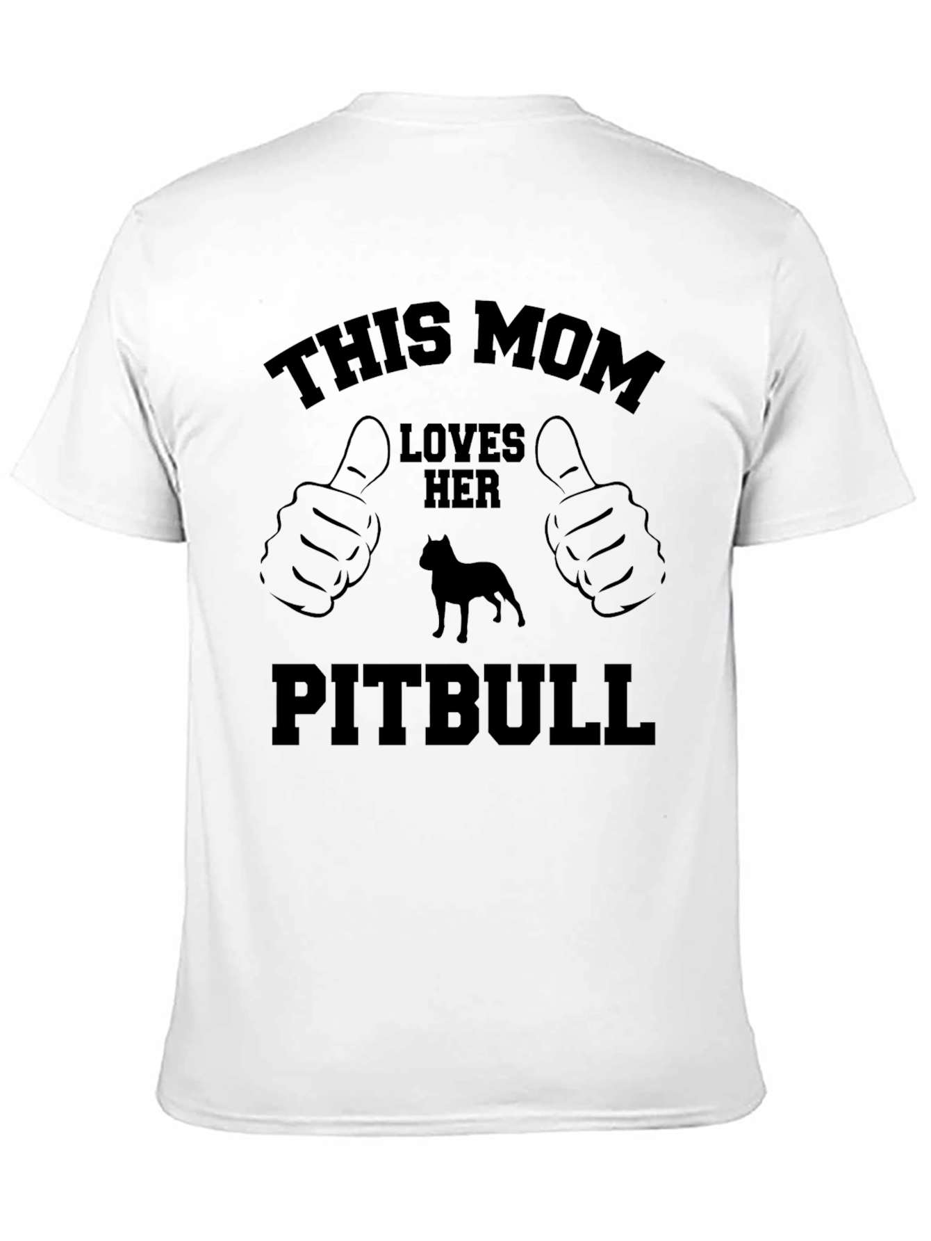 Camiseta Negra: Esta Mamá Ama su Pitbull
