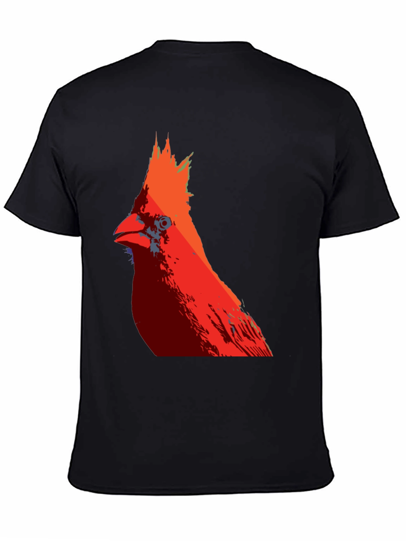 Camiseta Hombre Diseño Cardinal Rojo