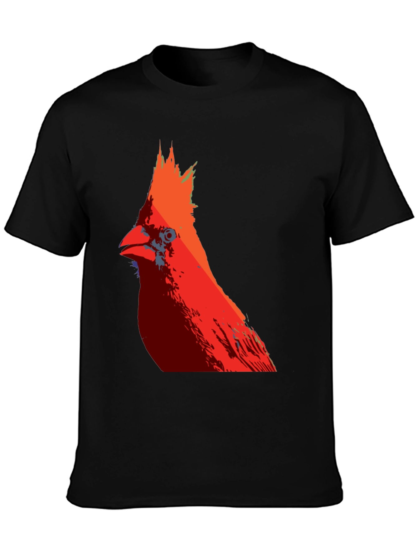 Camiseta Hombre Diseño Cardinal Rojo