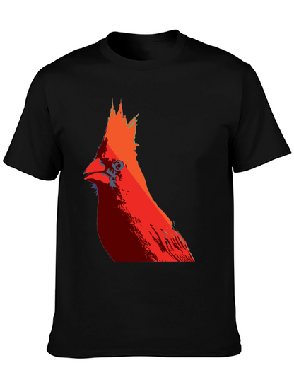 Camiseta Hombre Diseño Cardinal Rojo