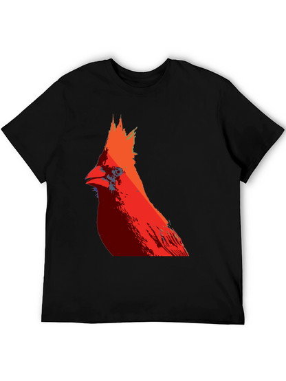 Camiseta Hombre Diseño Cardinal Rojo