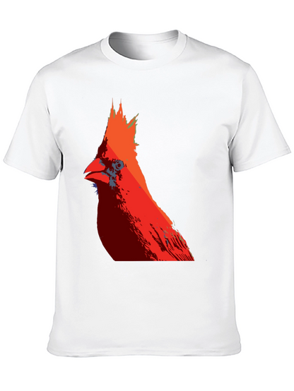 Camiseta Hombre Diseño Cardinal Rojo