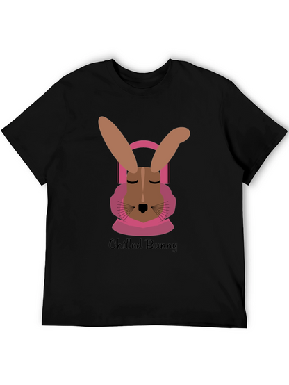 Camiseta Hombre Conejo Relajado