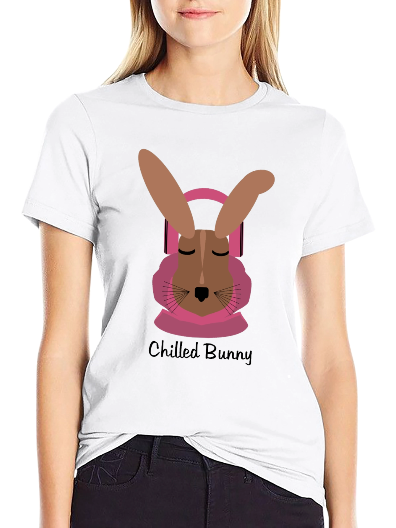 Camiseta Hombre Conejo Relajado