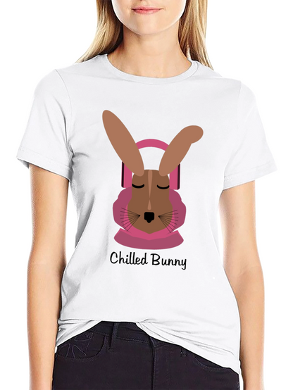 Camiseta Hombre Conejo Relajado