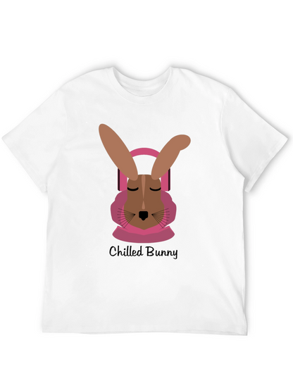 Camiseta Hombre Conejo Relajado